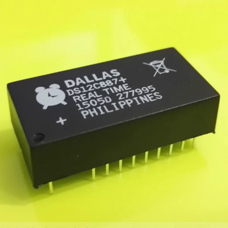 DS12C887+ NEW Original Genuine In-Line Clock Circuit Real-Time Clock Chip 24-DIP