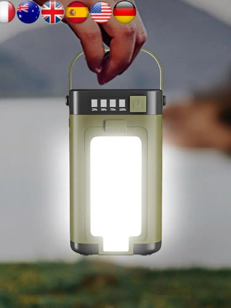 

Складной светильник для кемпинга, аккумуляторный фонарь, солнечный фонарь для кемпинга, светодиодный светильник для палатки для кемпинга, пешего туризма, рыбалки