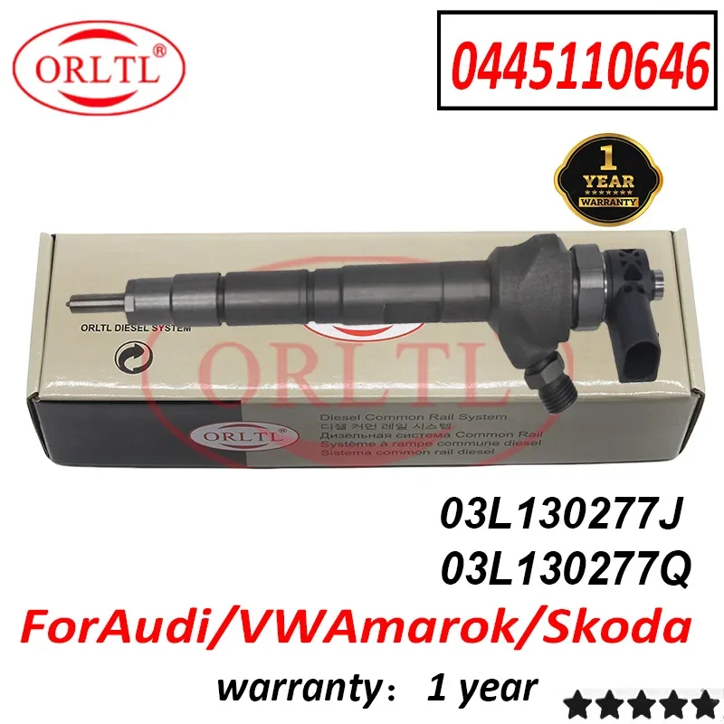 0445110646 03L130277Q 0445 110 646 03L130277J For VM AMAROK /AUDI 03L 130 277J ORLTL 03L130855CX Diesel Nozzle