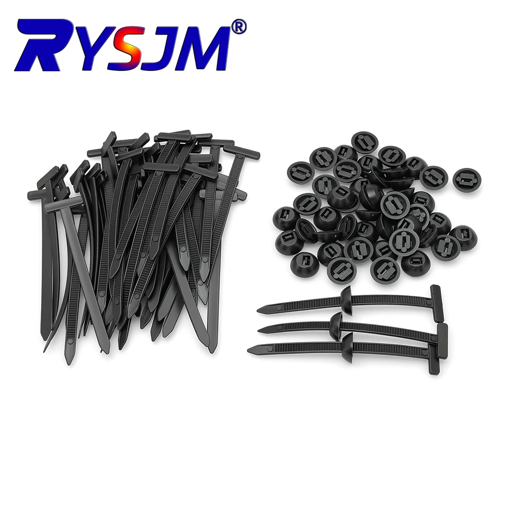 Presilha de Nylon com Fivela para Fixação em Pino, para Para-lama, Forro Interno, Porta-malas e Acampamento ao Ar Livre