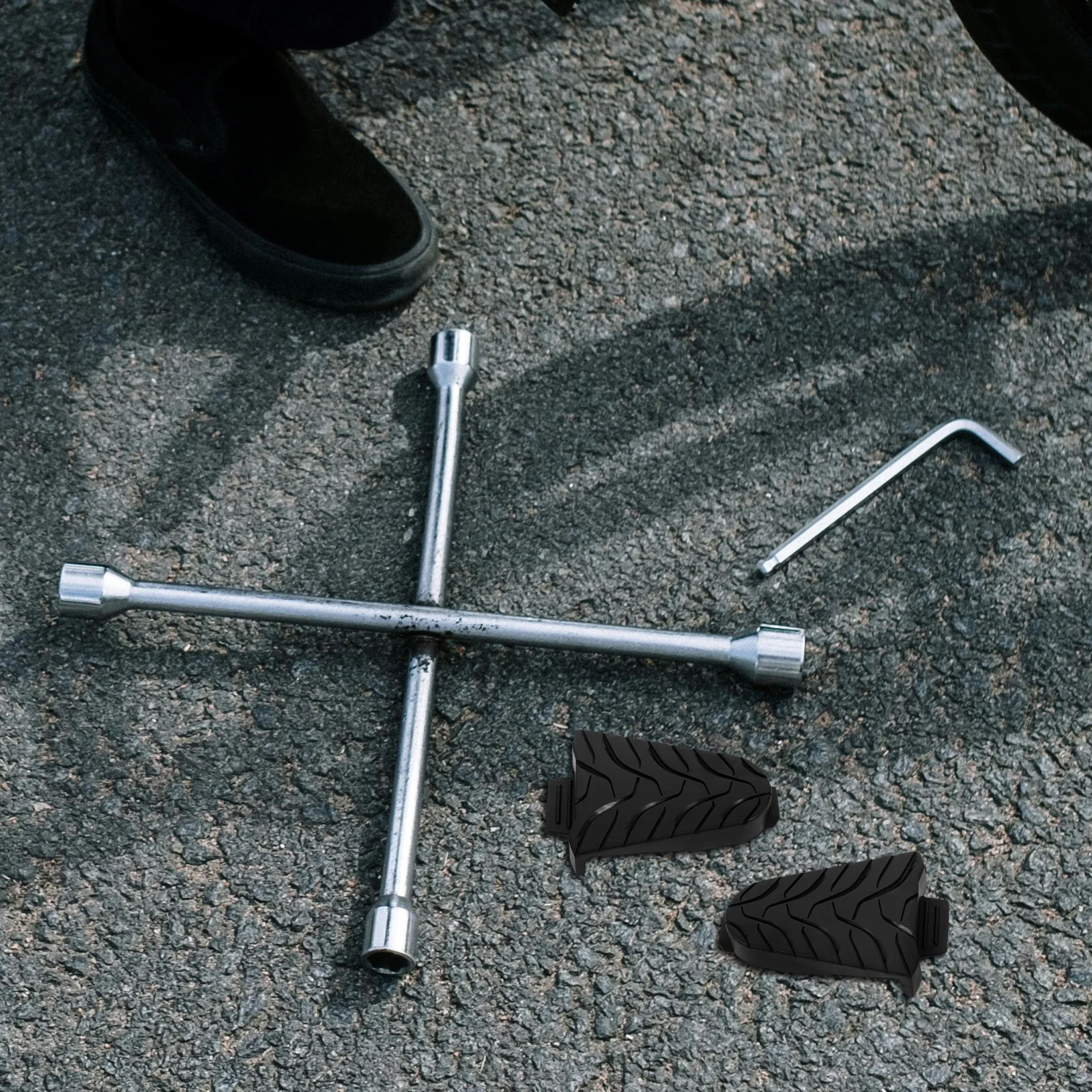 

2pcs Bicycle Cleat Cover Durable High-Strength Anti-Slip Pedal Protector For Road Mountain Bike Easy Install Cycling Shoe