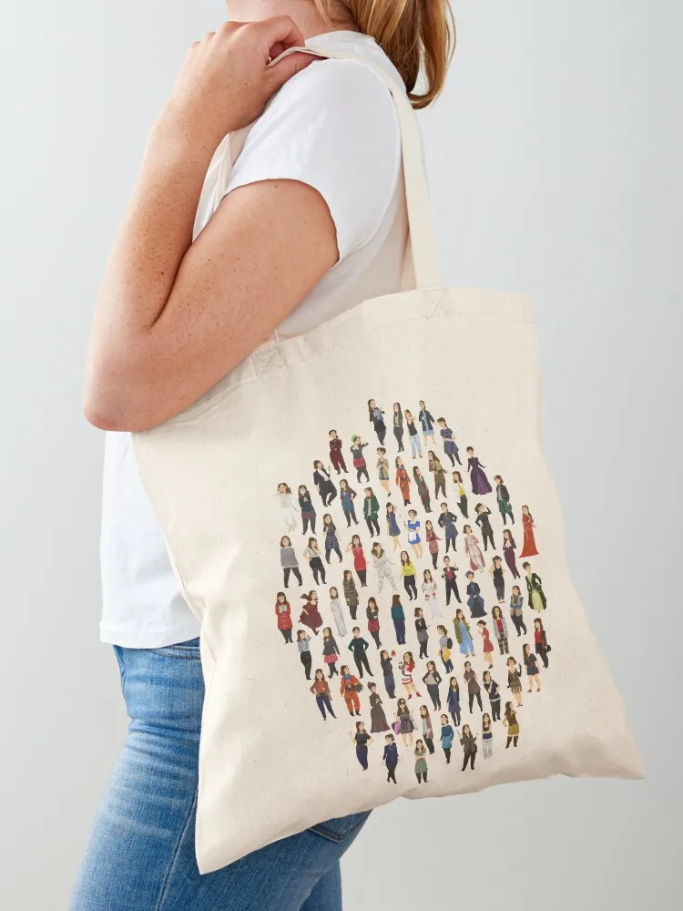 Every Clara Outfit Ever Tote Bag canvas tote eco bag folding shopper bag women tote woman