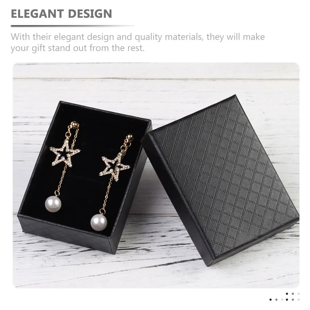 

6Pcs Luxury Jewelry Gift Box Set for Rings Earrings Necklaces Compact Storage and Presentation Box for Women Accessories