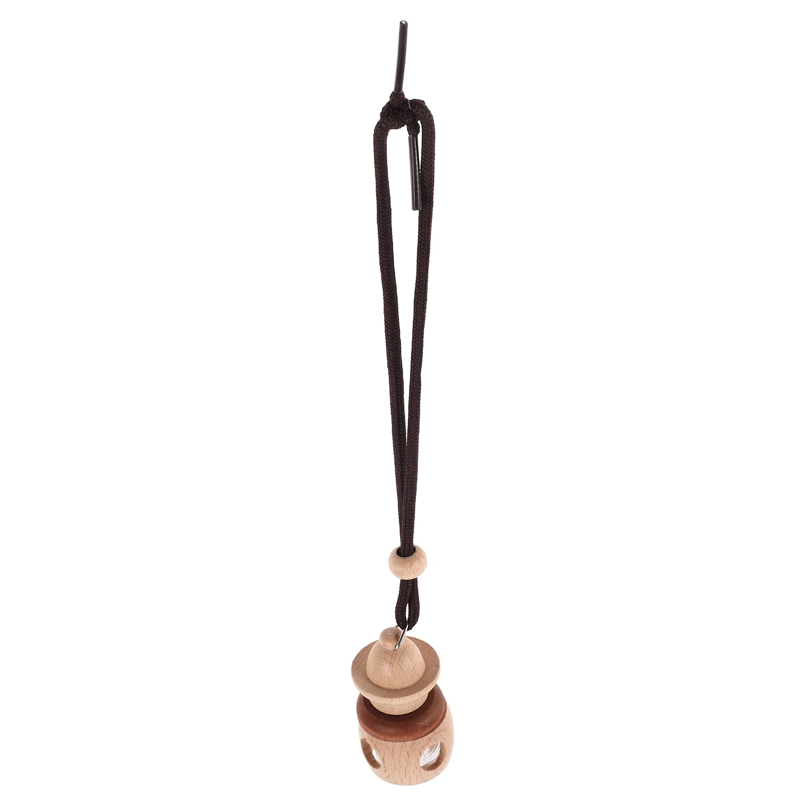 

Wooden Essential Oil Diffuser Car Pendant Refillable Hanging Air Freshener for Rearview Mirror Car Interior Decoration