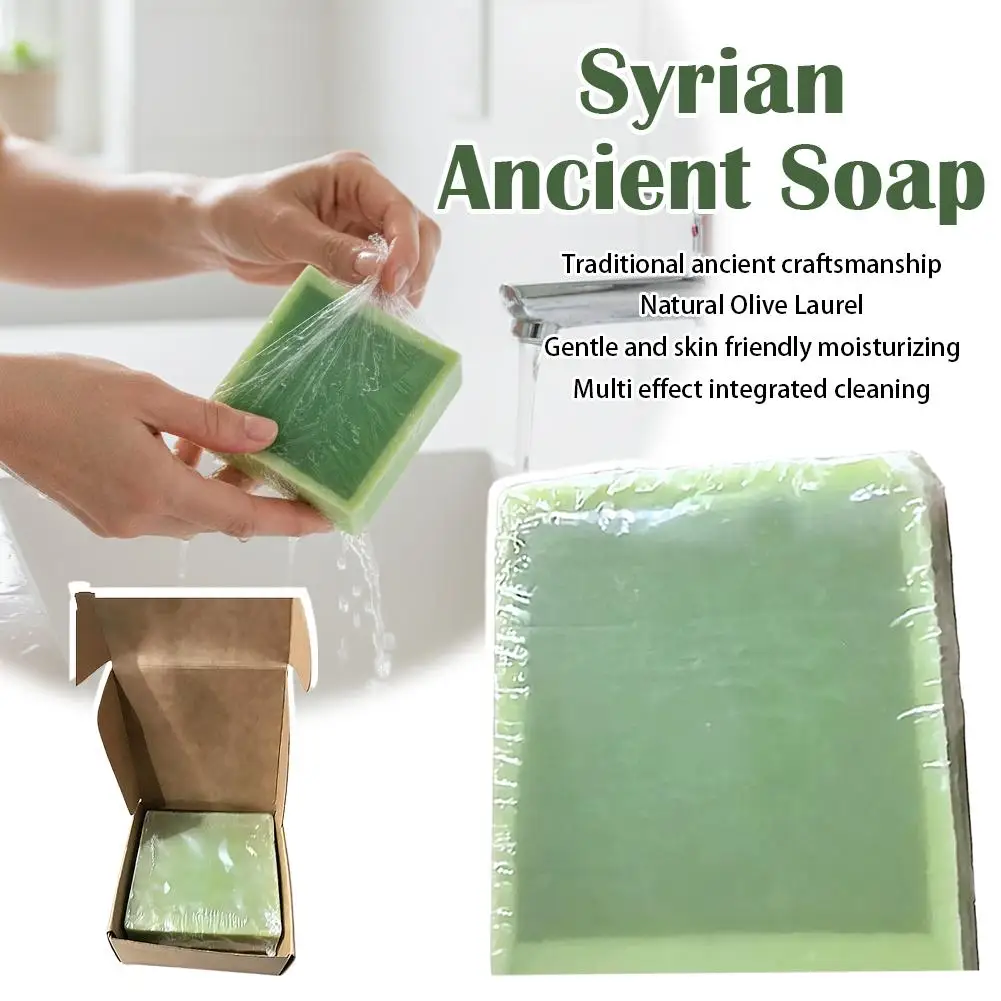 Handmade Olive Oil Soap Gift Set Natural Facial Cleansing Soap Anti Mite Moisturizing Skin Care Bar for Face and Body