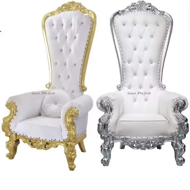 High Back Antique Foot Therapy Wedding Sofa Set King Size Seat
