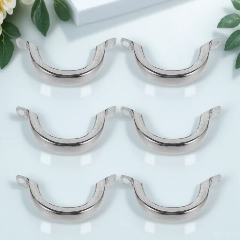 

6pcs Pot Handle Replacement Accessories Wok Handle Kitchen Steam Pot Ears Removable Side Handles Metal Pan Parts Easy