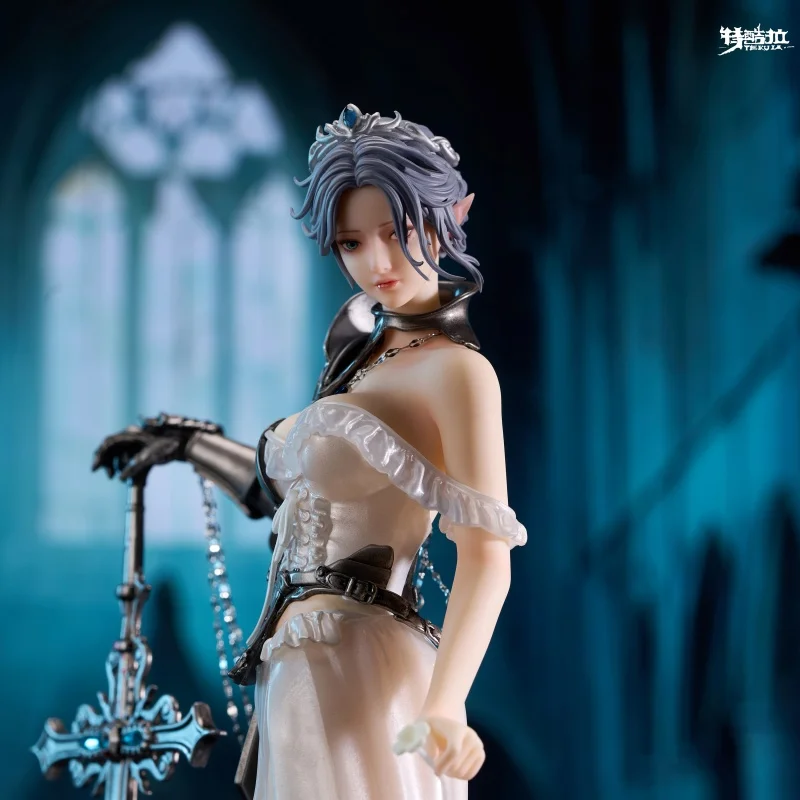 Figurki anime TEKUIA Wlop Chost Blade, Haiqinyan God of War, figurka w skali 1/6, statuetka z PVC, ozdoby, zabawki, prezenty świąteczne