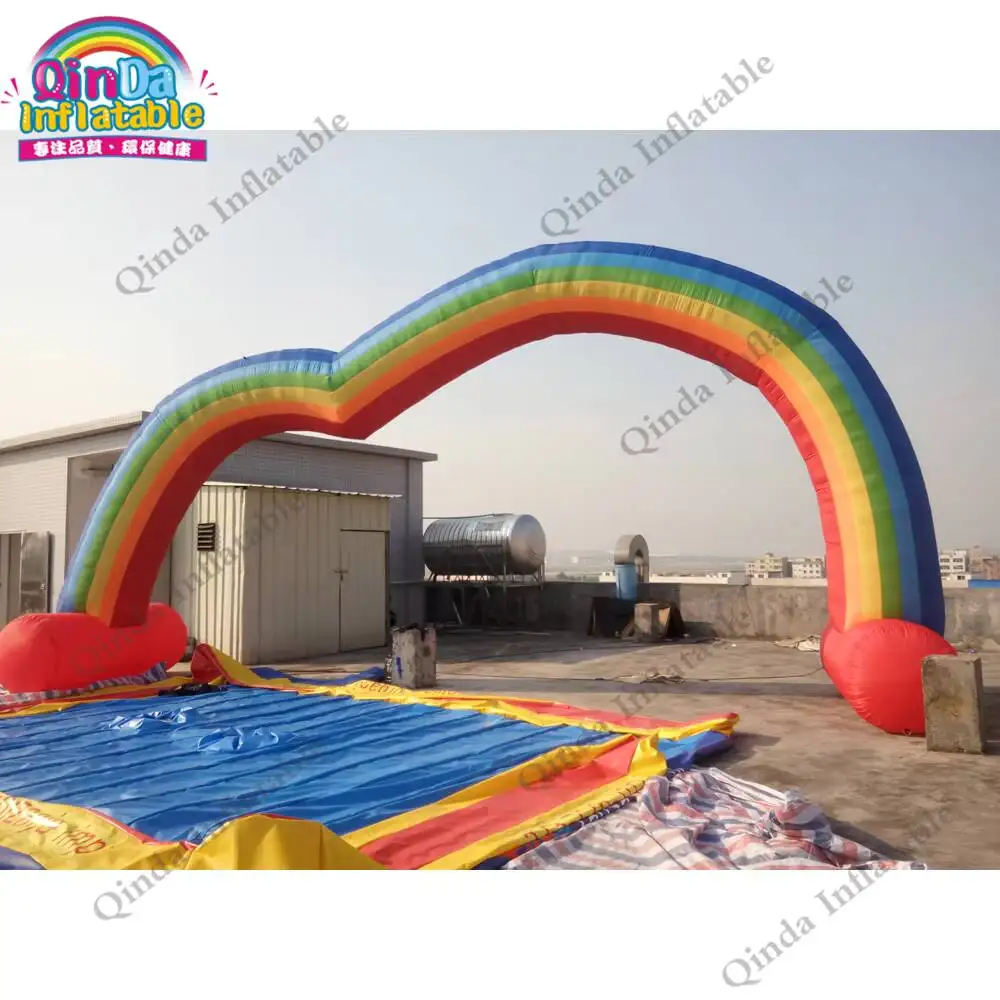 

bow Shape Inflatable Advertising Archway 10M Sapn Cheap Inflatable Arch For Sale