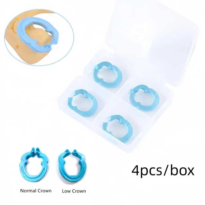 

4 шт./упак. Зажимы для дентальной смолы 134 ° Зажим для резинового дампа (ретрактора) из автоклавируемой смолы, инструменты для стоматологов