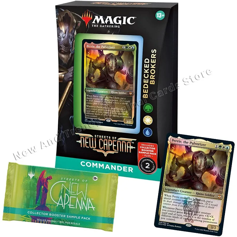 Magic The Gathering (MTG) New Capenna Black Street Commander Set English Pre Group EDH New Capenna  Trading Cards Children Gifts