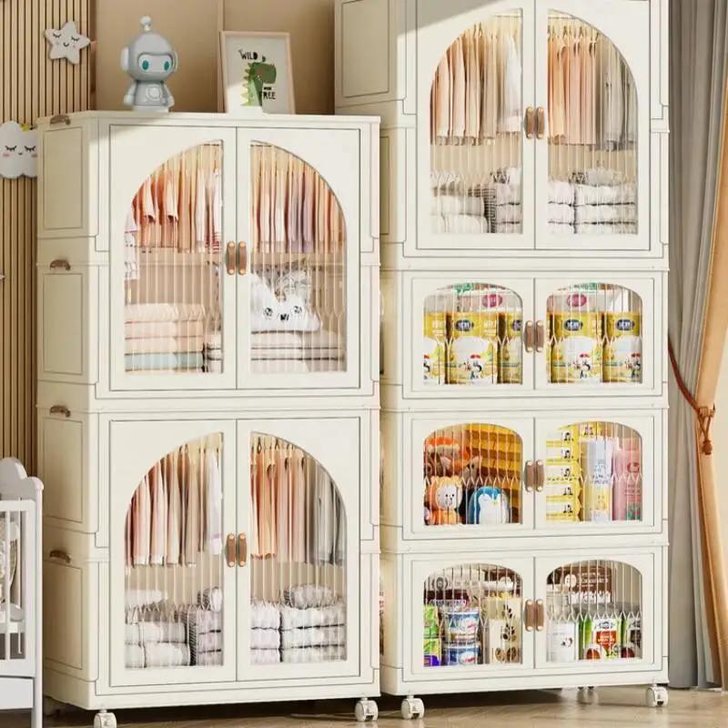 

Baby Closet Children Wardrobes Storage Organizer Shelves Bedroom Children Wardrobes Mobile Placard Enfant Room Furniture MR50CW