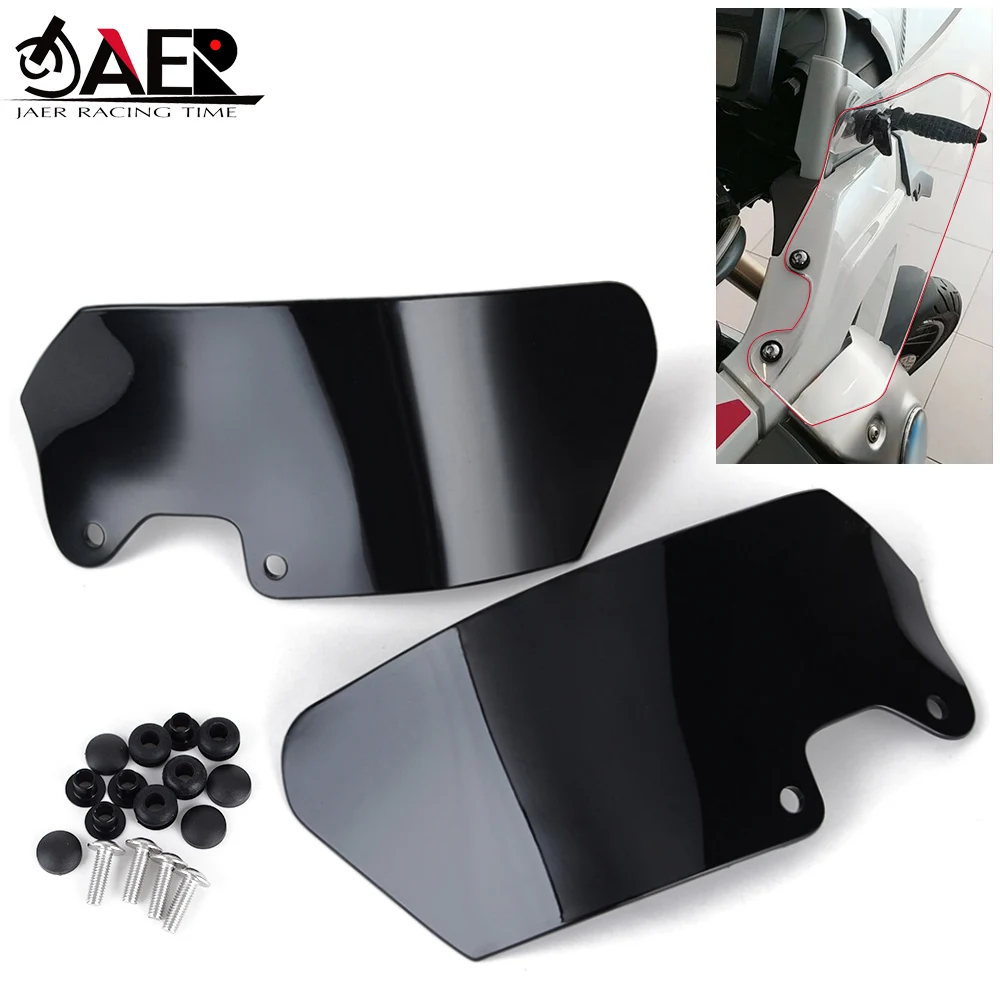 Motorcycle Side Wind Deflector Windscreen Windshield for BMW R1200GS ADV R 1200 GS Adventure 2006-2013