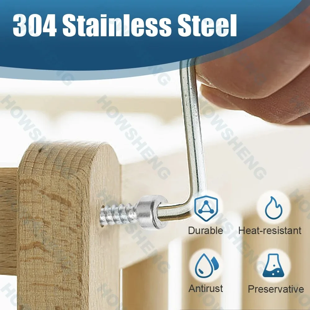 JUIDINTO Allen Head Cap Flat Tail Tapping Screw 304 Stainless Steel Hexagon Socket Cap Head Screw M2 M2.3 M2.6 M3 M3.5 M4 M5