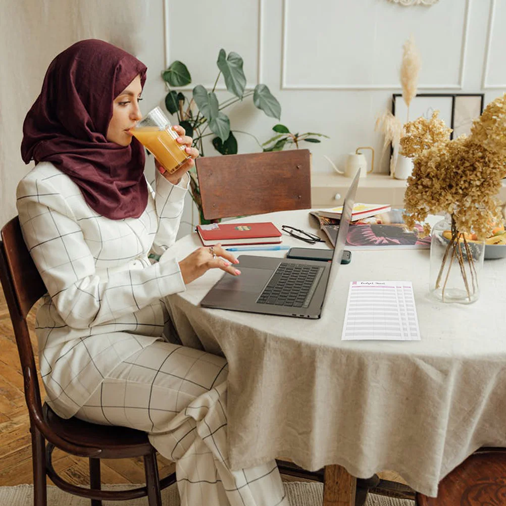 18 Pcs Cash Wallet for Budgeting Envelopes Monthly Card Consumption Planner Notepad