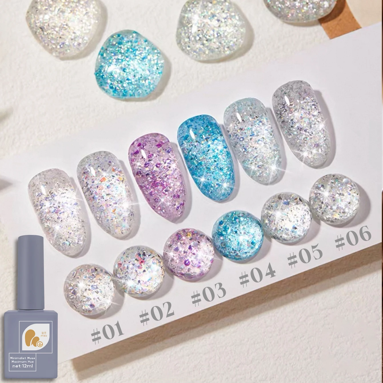 1-6 шт. живой модный алмазный – обзор и цена Nail Art Natural Simple
