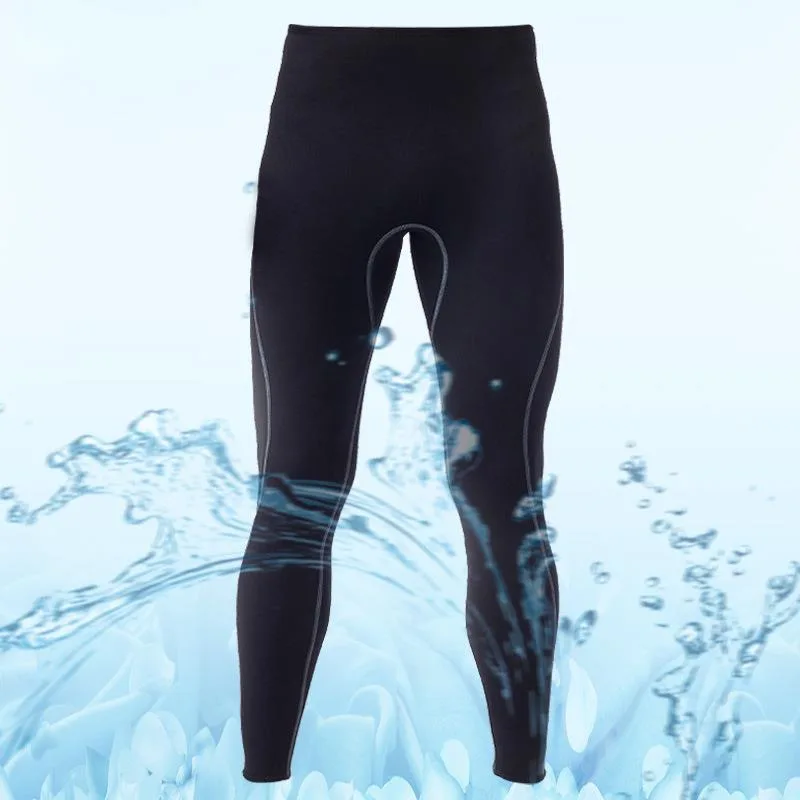 

Mens Wetsuit Pants Anti UV Trousers Black Neoprene Surfing Swimming Warm Trousers Leggings TightsFull Bodys Size S-XL Snorkeling