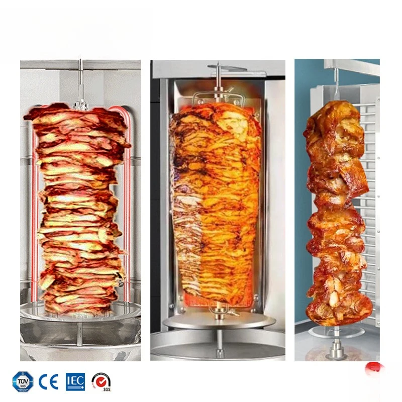 Commercial barbecue oven, electric rotating barbecue machine, Turkish barbecue rotating display oven Middle