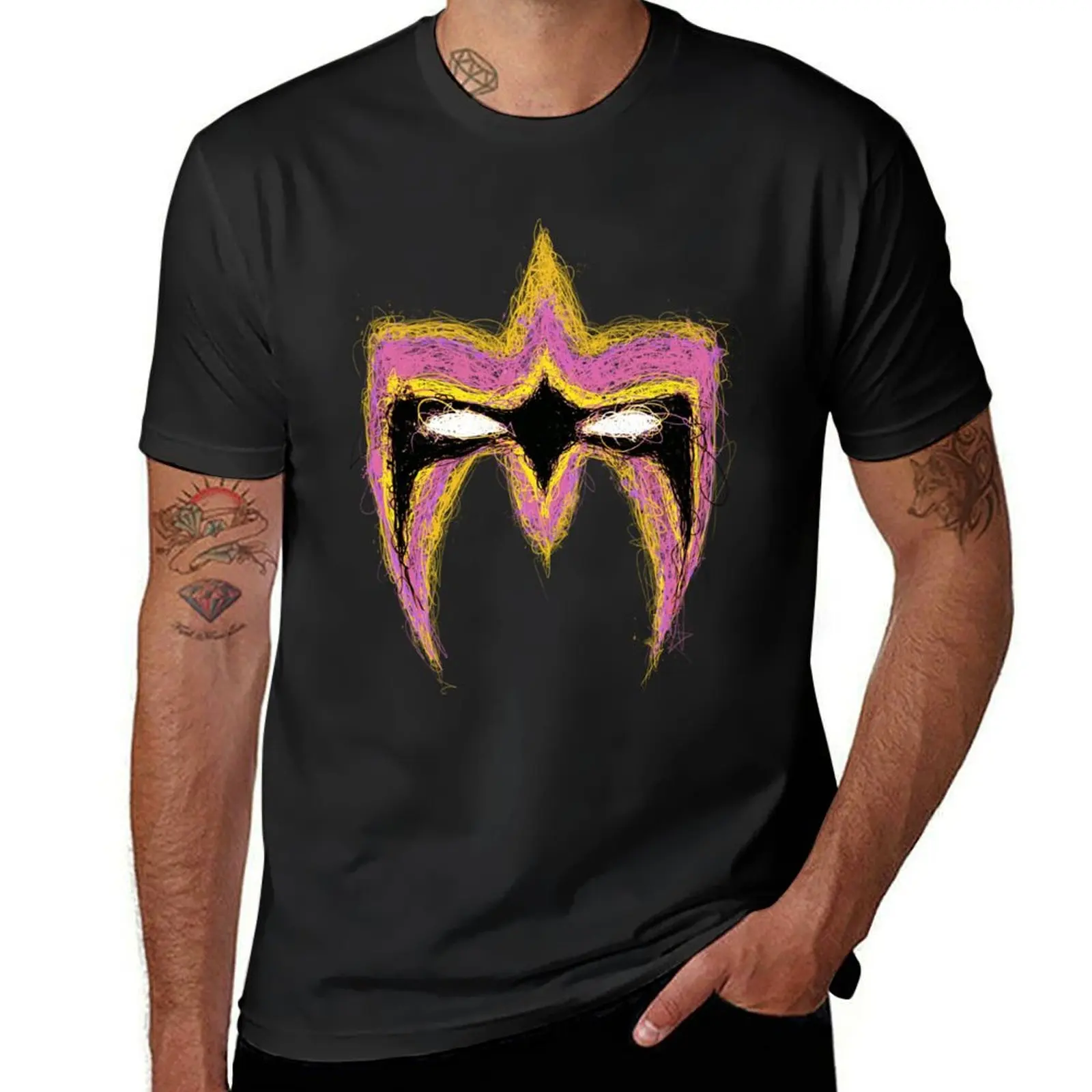 Scribble Warrior T-Shirt sports fans plus sizes plain white t shirts men