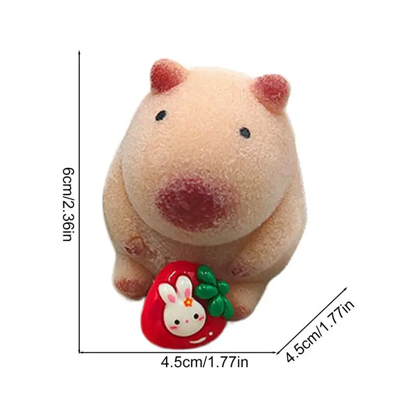 Capybara Squeeze Sensorisches Spielzeug Tier Vent Spielzeug Niedlichen Cartoon Stress Relief Spielzeug Tragbare Lustige Sensorische Spielzeug Für Kinder Erwachsene