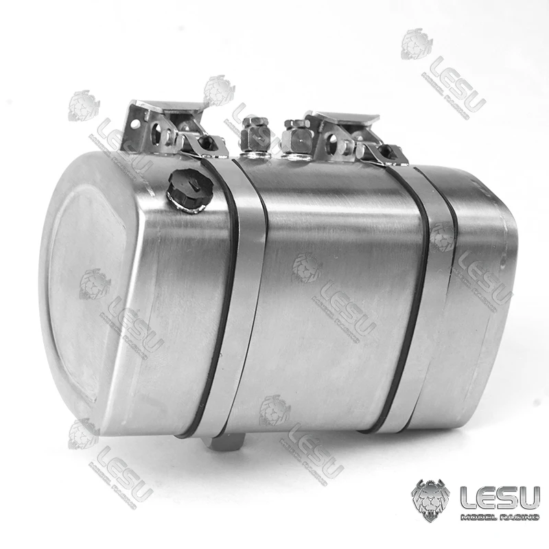 Lesu metal tanque de óleo hidráulico 50mm-130mm para 1/14 rc trator caminhões tamiyay dumper carro peças de reposição brinquedos para adultos presentes