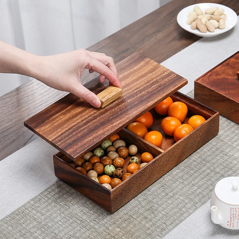 

Walnut Storage Box Fruit Box Dried Fruit Box Rectangle Wooden Storage Box Wooden Box Storage Box