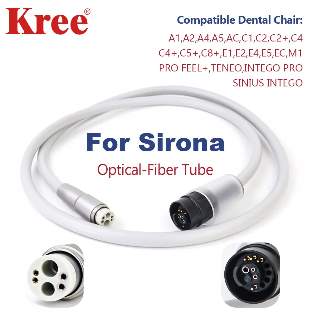 

Dental High quality Fiber Optic Tube 6holes Dentist Handpiece Tube For Sirona Intego C8+For Dental Chair Unit Parts S2053