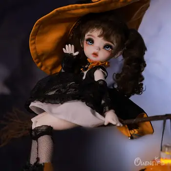 Lalka artystyczna Hugo BJD 1/6, 26,5 cm w czarnej sukience z gazy i żółtej muszce, YOSD, zabawki z żywicy fantasy 8 best sales bjd yosd - №5