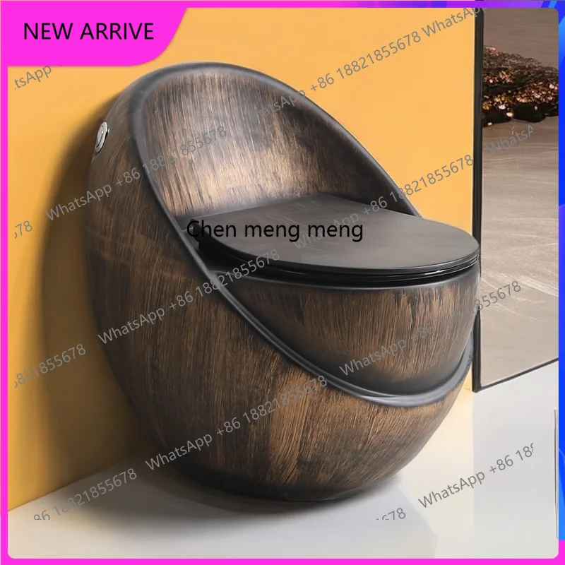 

M78 Household bathroom Egg-shaped toilet Large diameter siphon deodorant and antifreeze toilet