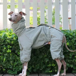 Abrigo verano impermeable ajustable para Galgos y Whippets grandes