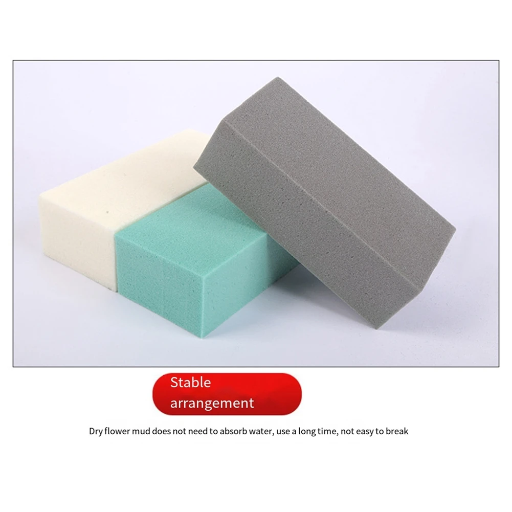 A99F-Hochdichtes Blumenschlamm-Arrangement, Schaumstoffblock zum Selbermachen, handgefertigter Blumenstrauß aus Schaumstoff