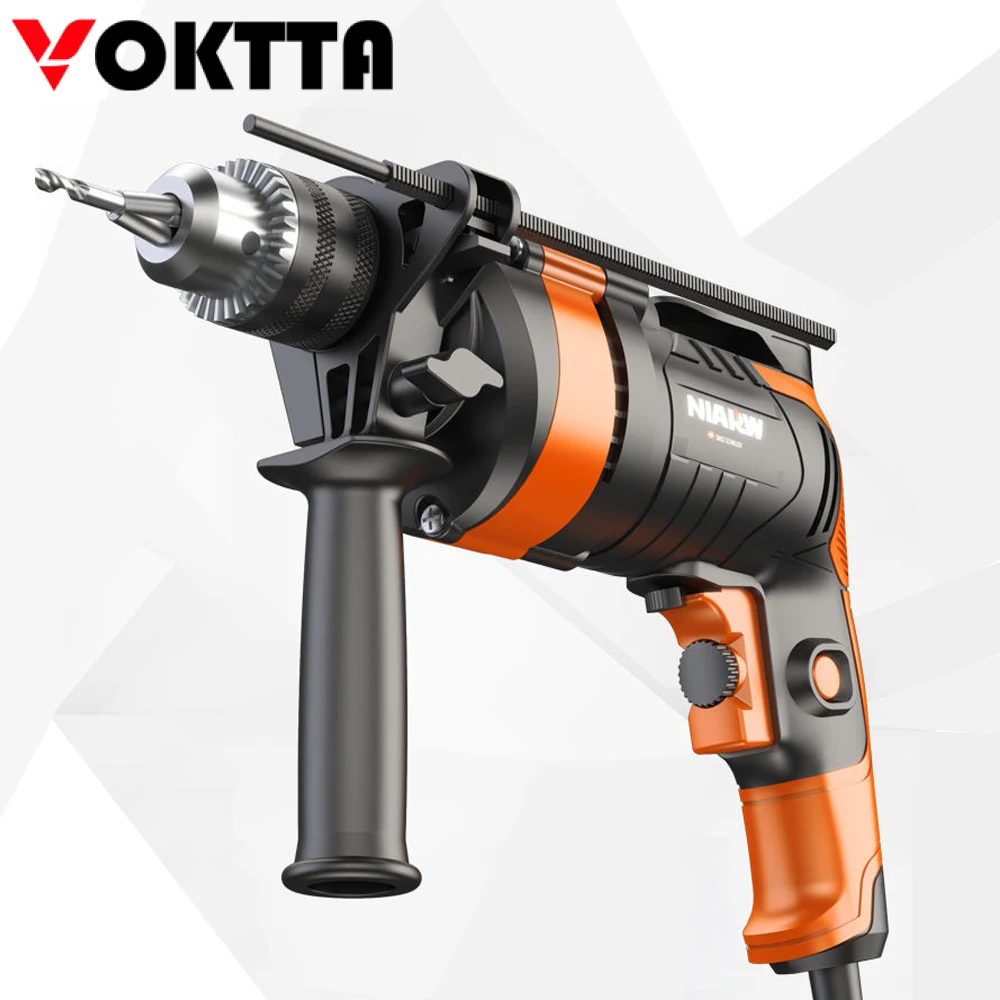 Impact Drill 1000W/1280W Multi-Function Electric Drill Strong Impact Drill Electric Hammer 3000Rpm Electric Hand Drill Tool Kit