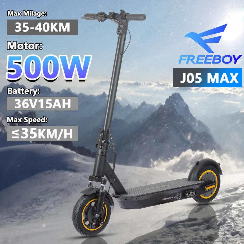 

Foldable Electric Scoote 500W Motor 36V15ah Battery Lightweight Carry City EScooters 10-inch Pneumatic Tire Scooters Electric