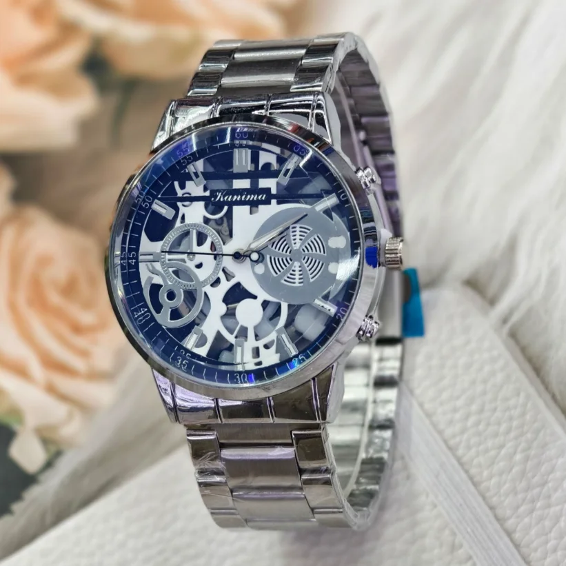 ساعة رجالية فاخرة جديدة وعصرية - مراجعة Skeleton Mechanical Watch وسعره