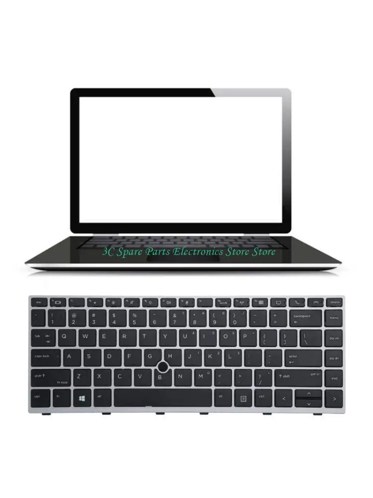 SZ US Keyboard English Version Keypad for EliteBook 840G5 Laptops Small Keyboards Without Backlight