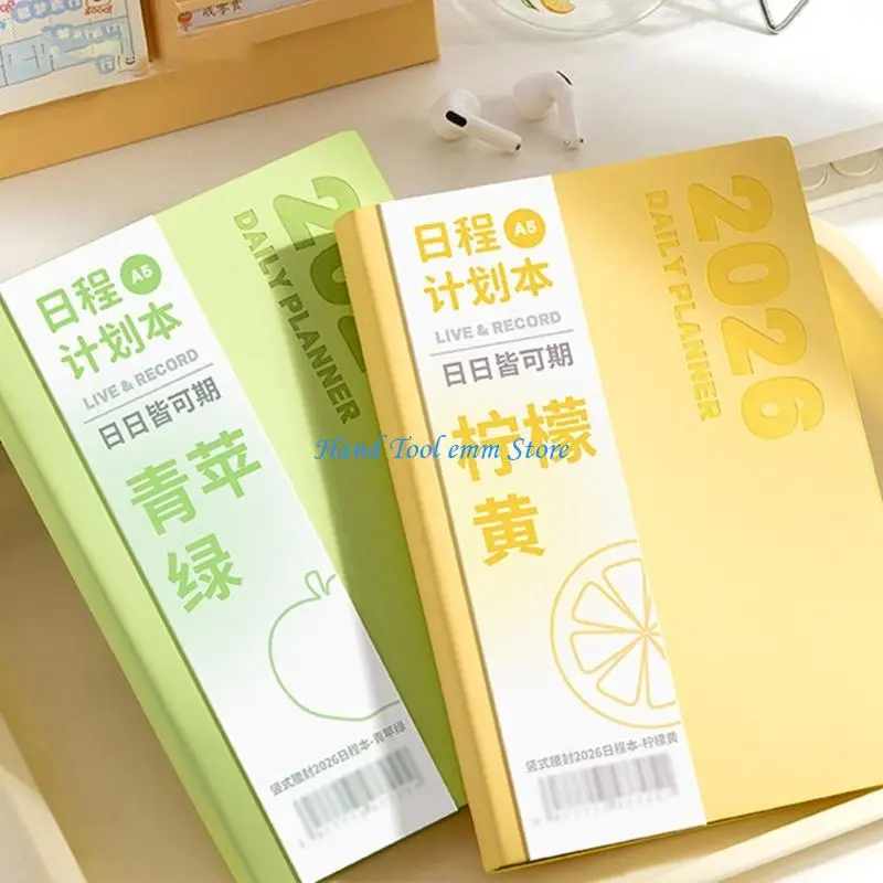 planificador-diario-h37f-2026-planificador-academico-cuero-tapa-blanda-dias-por-pagina-con-marcapaginas-cinta