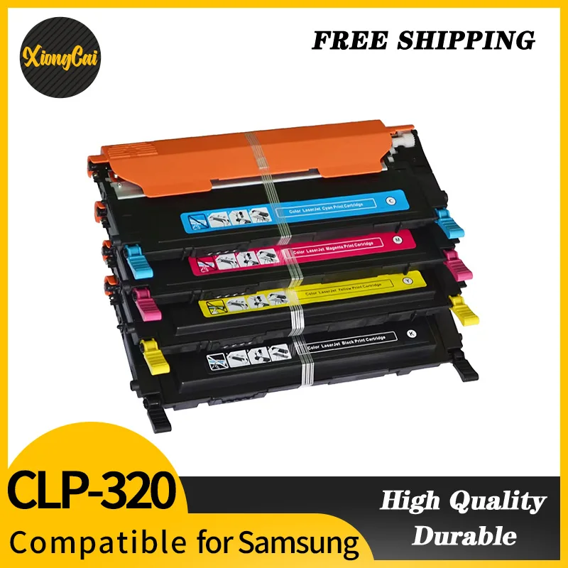 Toner Cartridges For Samsung CLP-320/321N/325/325W/326/326W High Definition Refillable Printer Compatible Full Toner Cartridge