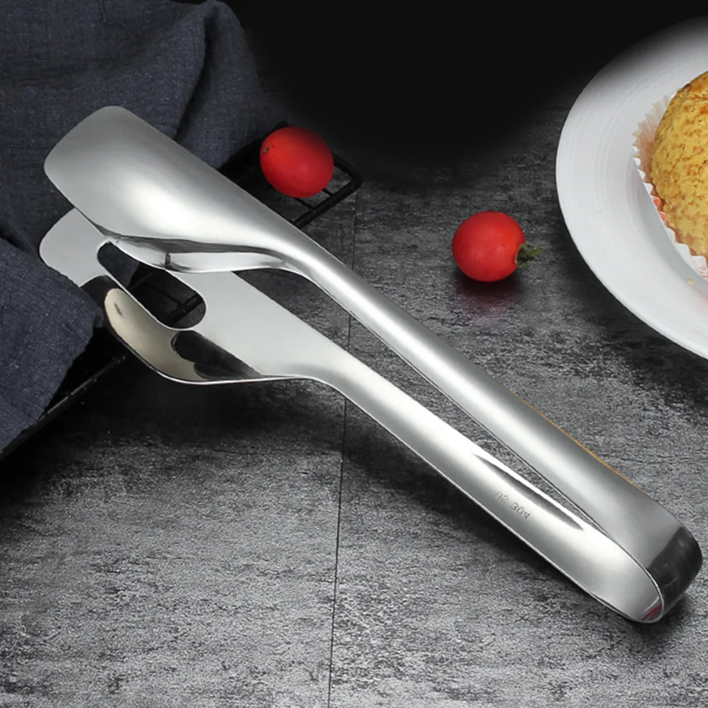 

304 Stainless Steel BBQ Tongs Multifunctional Kitchen Tool Grilling Party Ergonomic Non Slip Suitable Home Restaurant