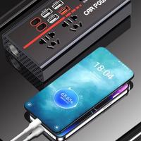 Truck Power Inverter Fast Charging Auto Converter 200W Car Power Inverter 12V Or 24V DC To 110V Or 220V AC USB Fast Charger
