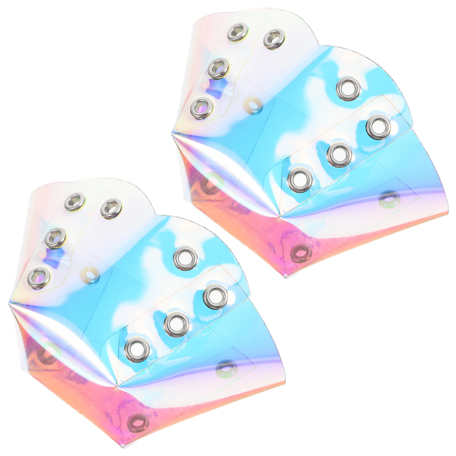 

2Pcs Skates Toe Protector Cover Durable Roller Skating Shoes Compatible Creative Holes Shoe Rope Small Wear Resistant