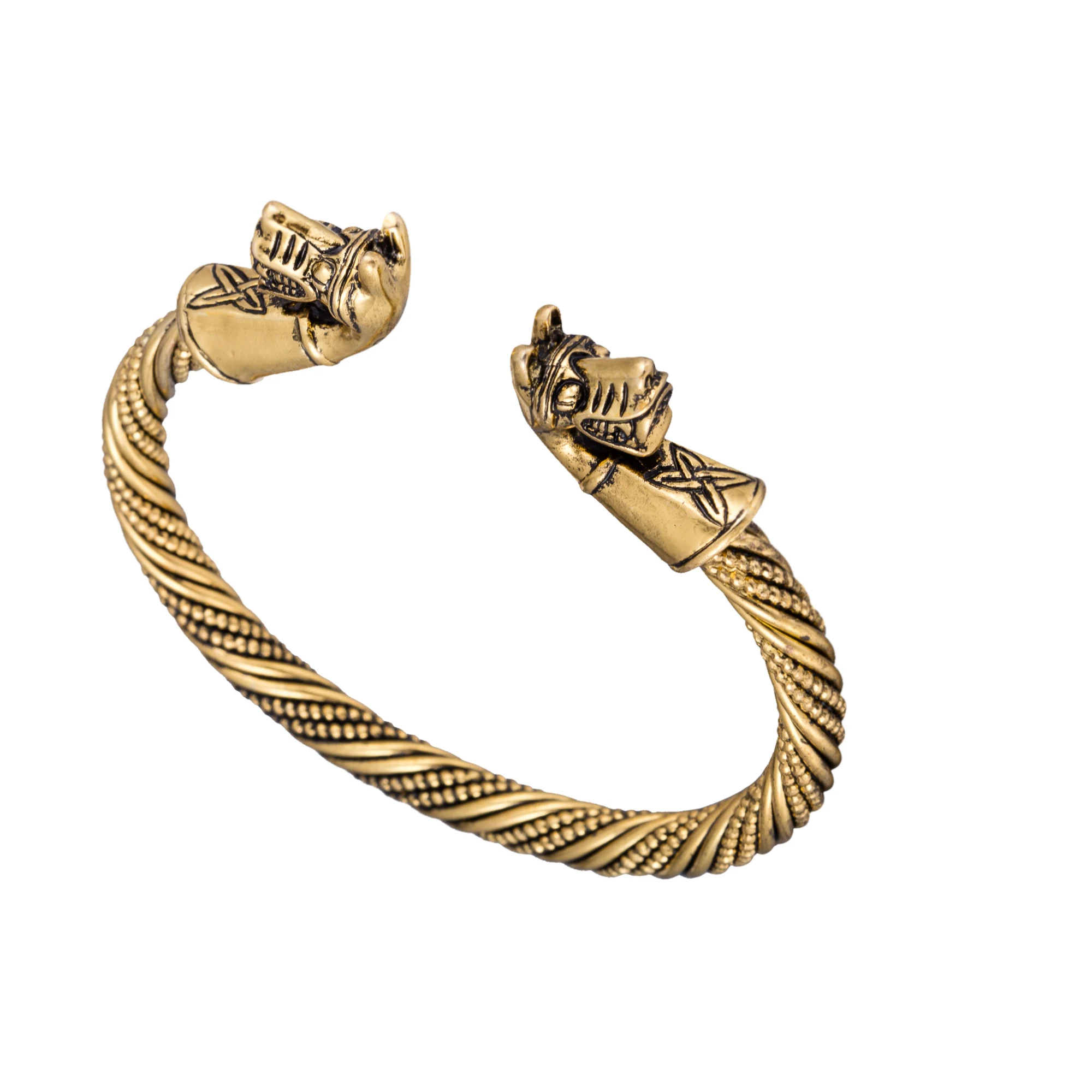 Dreamtimes Horse Head Cuff Bracelet Antique Viking Indian Religious Animal Bangle Carved Wristband Jewelry Men\'s Bangles Gifts