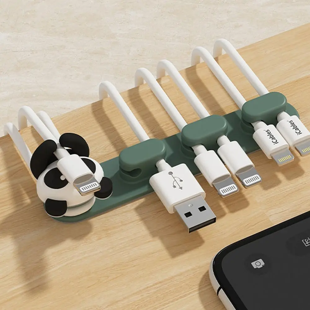 

Strong Adhesive Self-Adhesive Cable Clip Cute Animal Design Desktop Organiser Cable Organizer Cord Winder Clip Mouse
