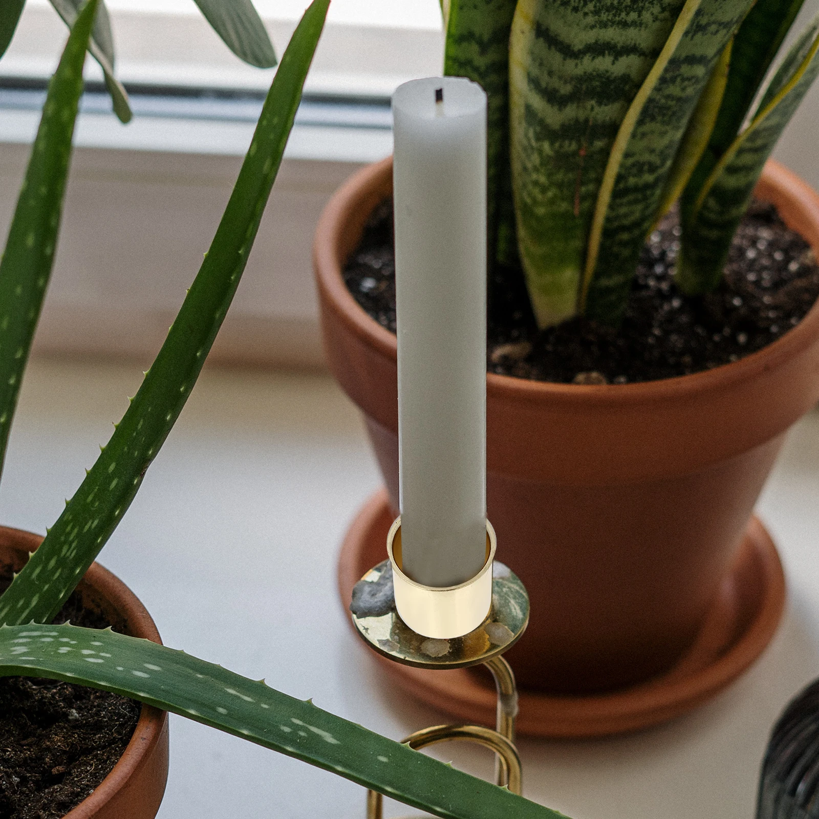 

10Pcs Fine Workmanship Iron Cups Decorative for DIY Candles Cup Xmas Candleholder DIY Wreath Candlestick