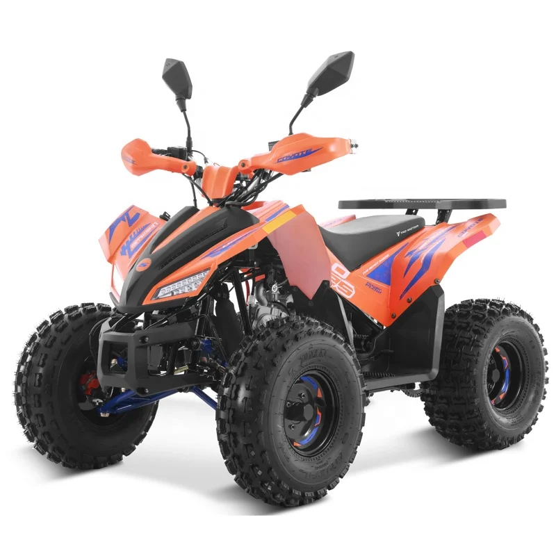 ATV 125cc Quad Bike, 4-Stroke Off-Road ATV for Kids and Adults, Electric Start Youth Quad, All-Terrain Recreational Vehicle