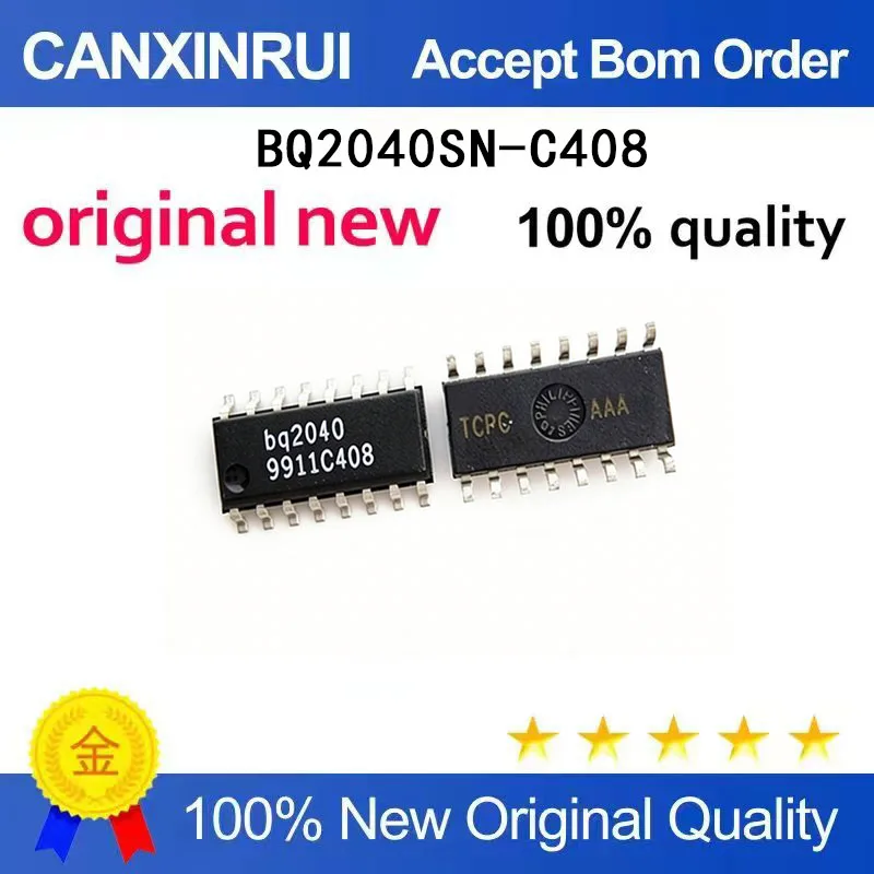 

(5-100 Pieces) Brand new original BQ2040SN-C408 BQ2040SN SOP16 battery management chip IC