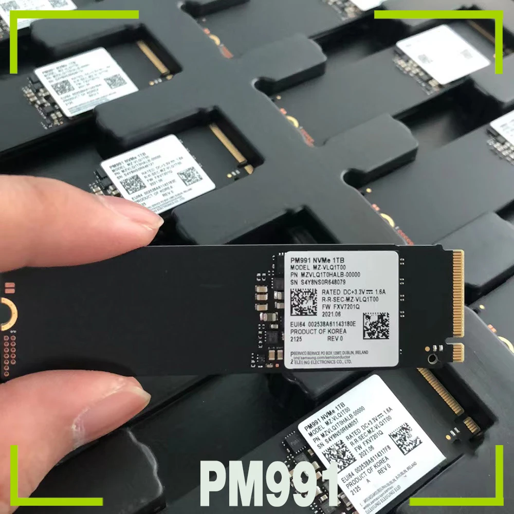 1PCS MZVLQ1T0HALB-00000 New SSD For Samsung PM991 Enterprise Server Solid State Drive 1T 2280 M2 NVME