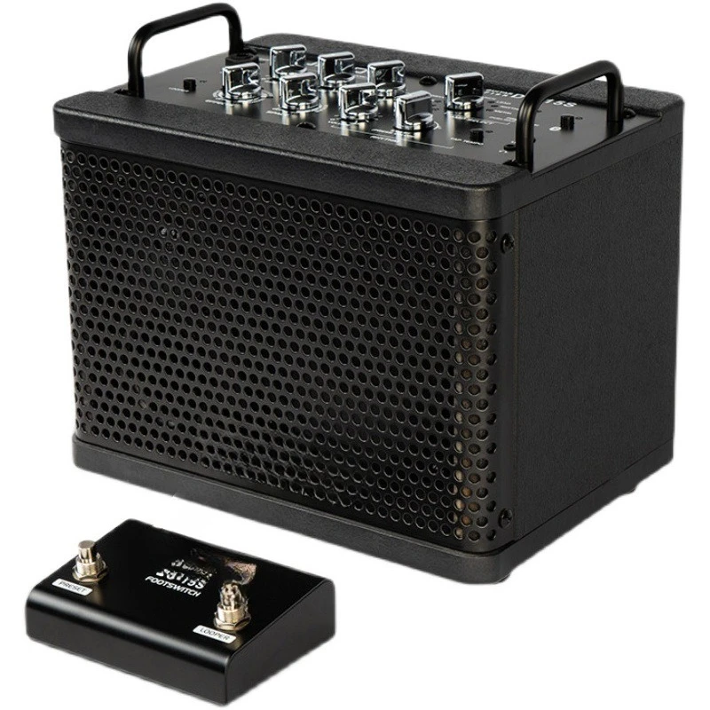 Electric guitar speaker Bluetooth recording live outdoor audio instrument