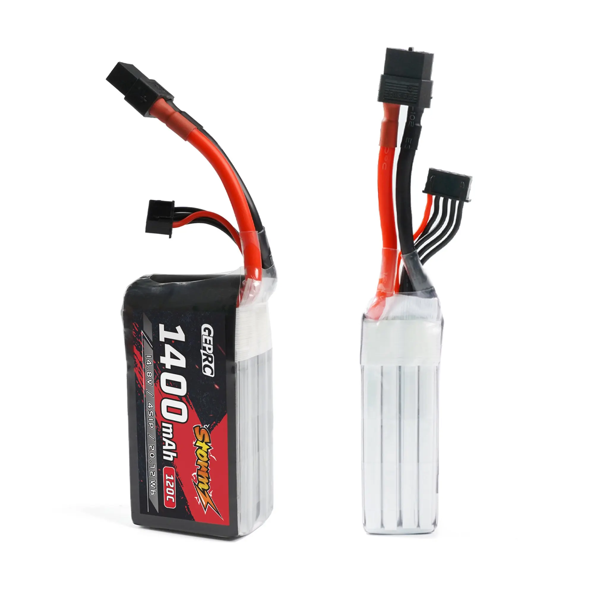 Batteria Lipo GEPRC Storm 4S 1400mAh 120C adatta per drone serie 3-5 pollici per parti di droni serie Freestyle RC FPV Quadcopter