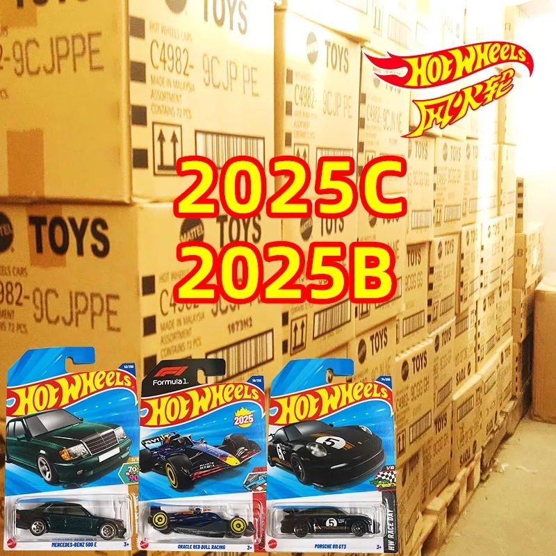 Originale Hot Wheels Mainline Series Scatola originale in tutto il mondo Auto di base 2025 Custodia AH Nuovissima scatola completa Giocattoli modello di auto all'ingrosso