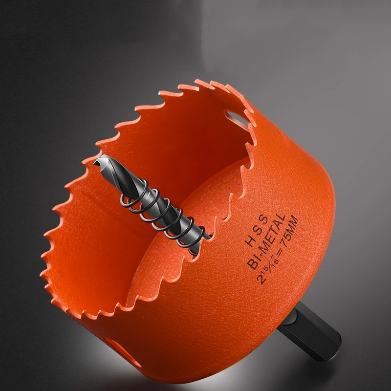 1 قطعة 16-250 مللي متر M42 ثنائية المعدن هول المنشار HSS لقمة ثقب الحفر تاج للمعادن الحديد الألومنيوم الفولاذ النجارة